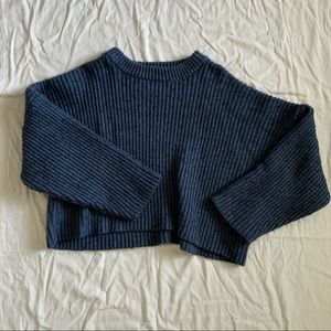 oversized knit sweater